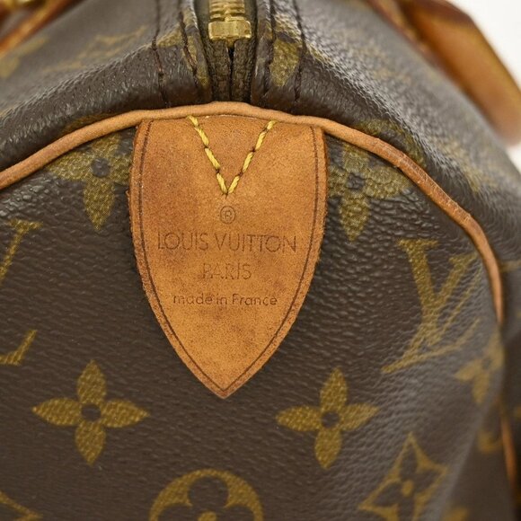 Louis Vuitton Speedy 30 Hand Bag Monogram Canvas M41526 SP1927 YQ03277 - Picture 7 of 10